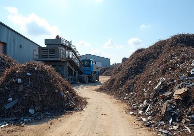 Recycled steel ready for processing